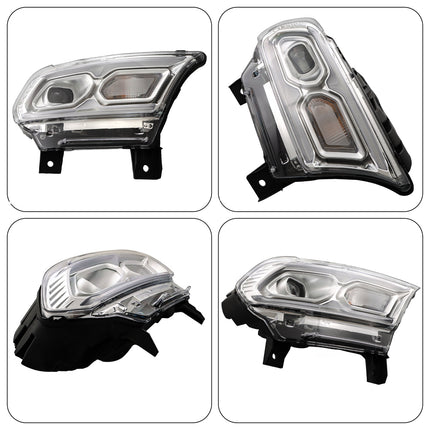 Findmall Passenger Side Headlights Assembly Replacement for Durango 2021-2023 Housing Chrome with Halogen Turn Signal Lamp RH 1PC 68433776AF