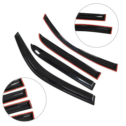 Findmall Side Window Visors Rain Guard Wind Vent Shade Deflector Replacement for 1996-2002 Toyota 4runner 3rd Generation
