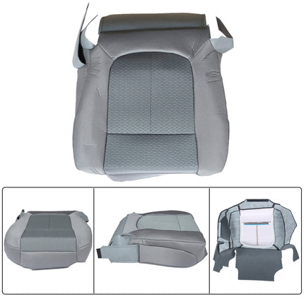 Findmall Gray Driver Side Cloth Seat Cover Replacement for 2011 2012 2013 2014 F150