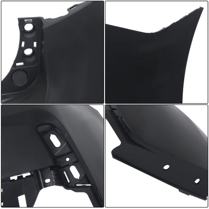 Findmall Rear Upper Bumper Cover for 2017-2020 Acura MDX, Sensor Holes, Primed