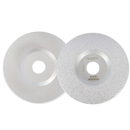 5 Inch Diamond Grinding Disc 5 x 7/8 Inch Fast Cutting Grinding Shaping Diamond Disc Fit for Granite Marble Iron Steel (1 Pcs)