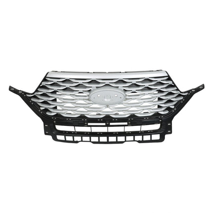 Findmall Front Grille Upper Silvery and Black Mesh Style Replacement for Explorer 2020-2022