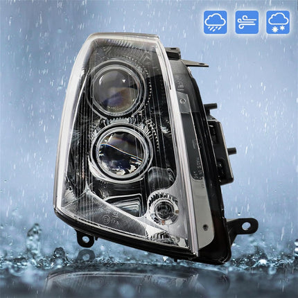 Findmall Headlight Headlamp Assembly Halogen Passenger Side Replacement for STS 2005 2006 2007 2008 2009 2010 2011 Replacement for GM2503278 Right RH