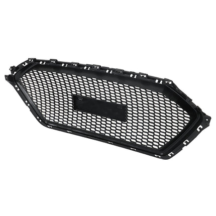 Findmall Front Grille Black Frame Honeycomb Mesh Replacement for Elantra 2017-2018