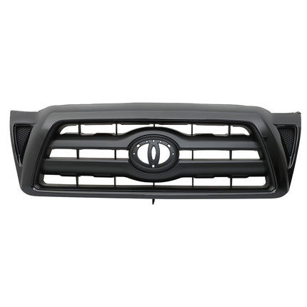 Findmall Front Upper Grille for 2005-2011 Toyota Tacoma, Gloss Black
