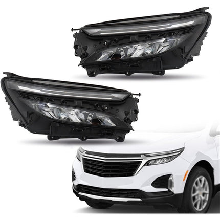 Findmall Headlights Assembly Replacement for Chevy Equinox LT/RS 2022-2023