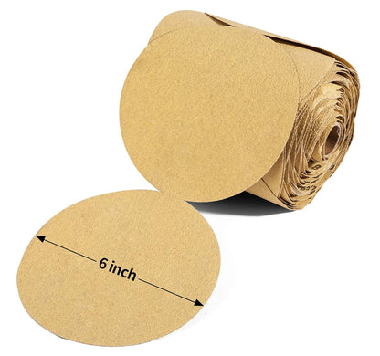 Hook Loop Pads Sanding Disc 5-Inch NO-Hole 100Pcs Aluminum Oxide Round Flocking Sandpaper for Sanding Grinder Polishing Accessories ( 60 80 120 180 240 320 ) Grit (240grit)