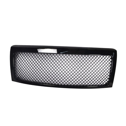 Findmall Glossy Black Mesh Front Bumper Hood Upper Grille Replacement for 2009-2014 F150 9L3Z8200A