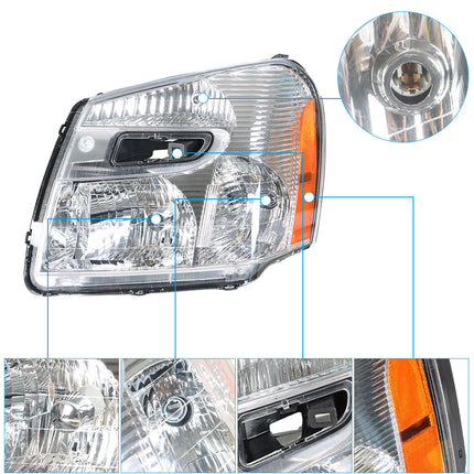 Findmall Headlight Assembly Replacement for Equinox Left LH