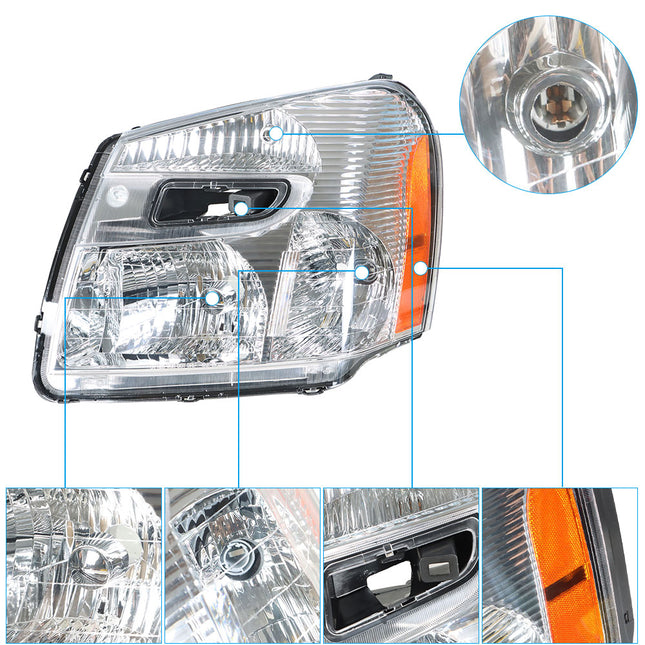 Findmall Headlight Assembly Replacement for Equinox Left LH