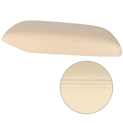 Findmall Center Console Lid Leather Armrest Cover Beige Replacement for 2008-2013 Toyota Highlander
