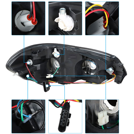 Findmall Headlight Assembly Replacement for Impala Limited Left LH Right RH