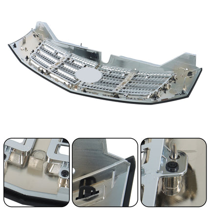 Findmall Front Grille with Chrome Insert Replacement for Escalade, Escalade ESV and EXT 2007-2014 GM1200619