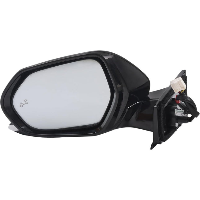 Findmall Side Mirror Assembly for 2016-2022 Prius, Driver Side, Power, Heated, Blind Spot, 6-Pin