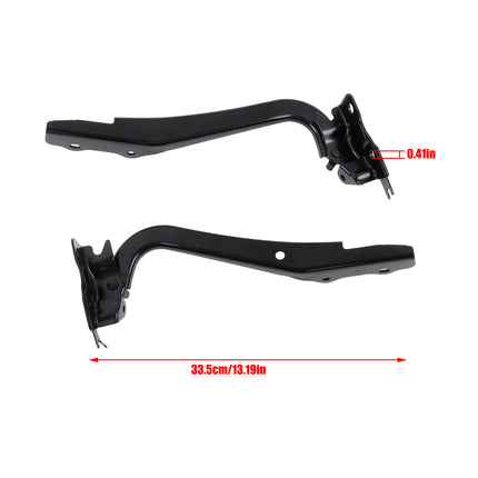 Findmall Set of 2 Hood Hinges Replacement for Crosstrek Replacement for Crosstrek 2018-2023 Replacement for 57260FL0309P SU1236112 57260FL0209P SU1236113, Black, Easy installation