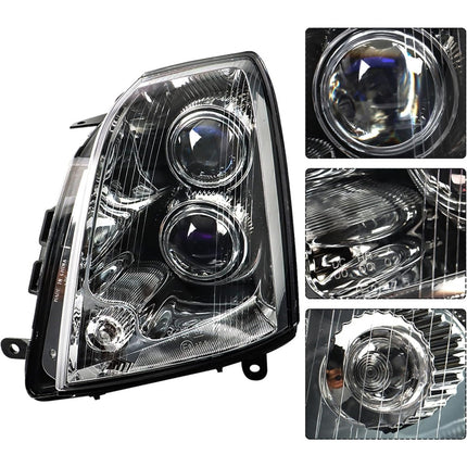 Findmall Headlight Headlamp Assembly Halogen Driver Side Replacement for STS 2005 2006 2007 2008 2009 2010 2011 Replacement for GM2502278 Left LH