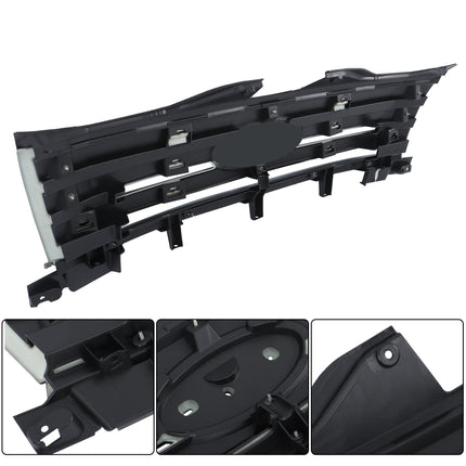 Findmall Front Grille Upper Glossy Black Replacement for Edge Sport Utility 4-Door 2007-2010
