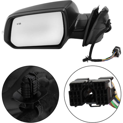 Left Side Side Power Heated Rearview Mirror 15-Wire Connector Replacement for Acadia AT4 SLT DENALI 2020 2021 2022 2023 2024 Replacement for 84443079-PFM