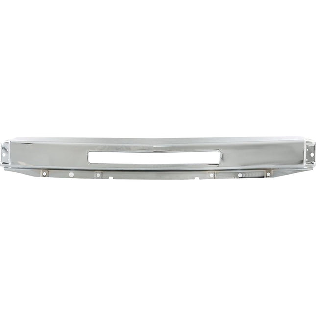 Findmall Front Bumper Impact Face Bar for 2007‑2013 Chevry Silverado 1500 2500 3500, Chrome Steel with Center Air Intake Hole, Replacement for GM1002831 and 15941850