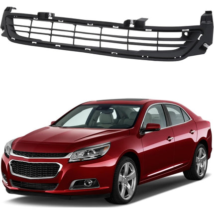 Findmall Black Front Lower Bumper Grille Molding Trim Replacement for Malibu 2014-2015 GM1036160 22869137