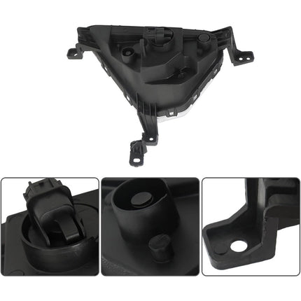 Findmall 9-Piece Front Grille and Trim Kit for 2019-2020 Hyundai Elantra Sedan, Black and Chrome