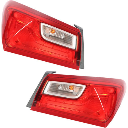 Findmall Outer Tail Light Assemblies for 2016–2018 Chevrolet Malibu Rear Left and Right, Replaces 84516374 and 84516375