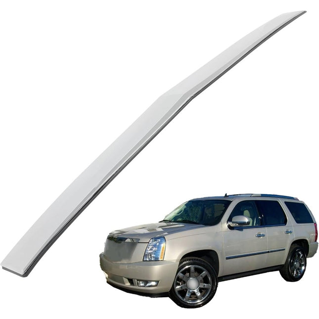 Findmall Chrome Front Upper Hood Grille Molding Trim Replacement for Escalade 2007-2014 15907252