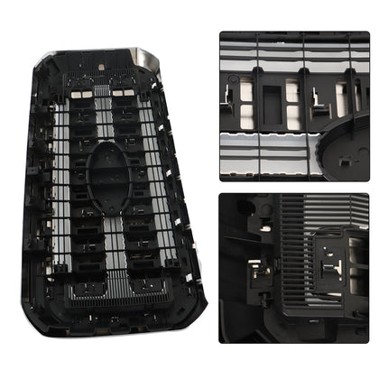 Findmall Chrome Front Upper Grille Assembly with Bracket Replacement for F-250 F-350 F-450 and F-550 Super Duty 2011-2016