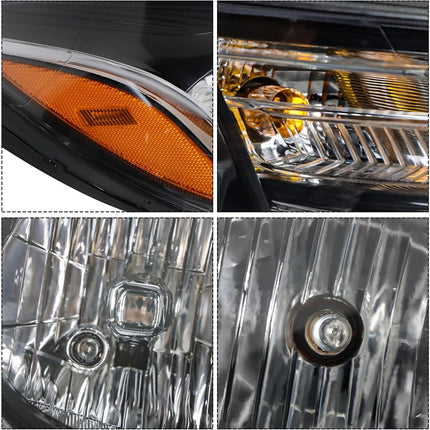 Findmall Driver Side Headlights Assembly Halogen Replacement for Trax 2017-2019 Housing Chrome Lamp LH 1PC 42698951