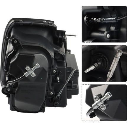 Findmall Headlight Headlamp Assembly Halogen Driver Side Replacement for STS 2005 2006 2007 2008 2009 2010 2011 Replacement for GM2502278 Left LH