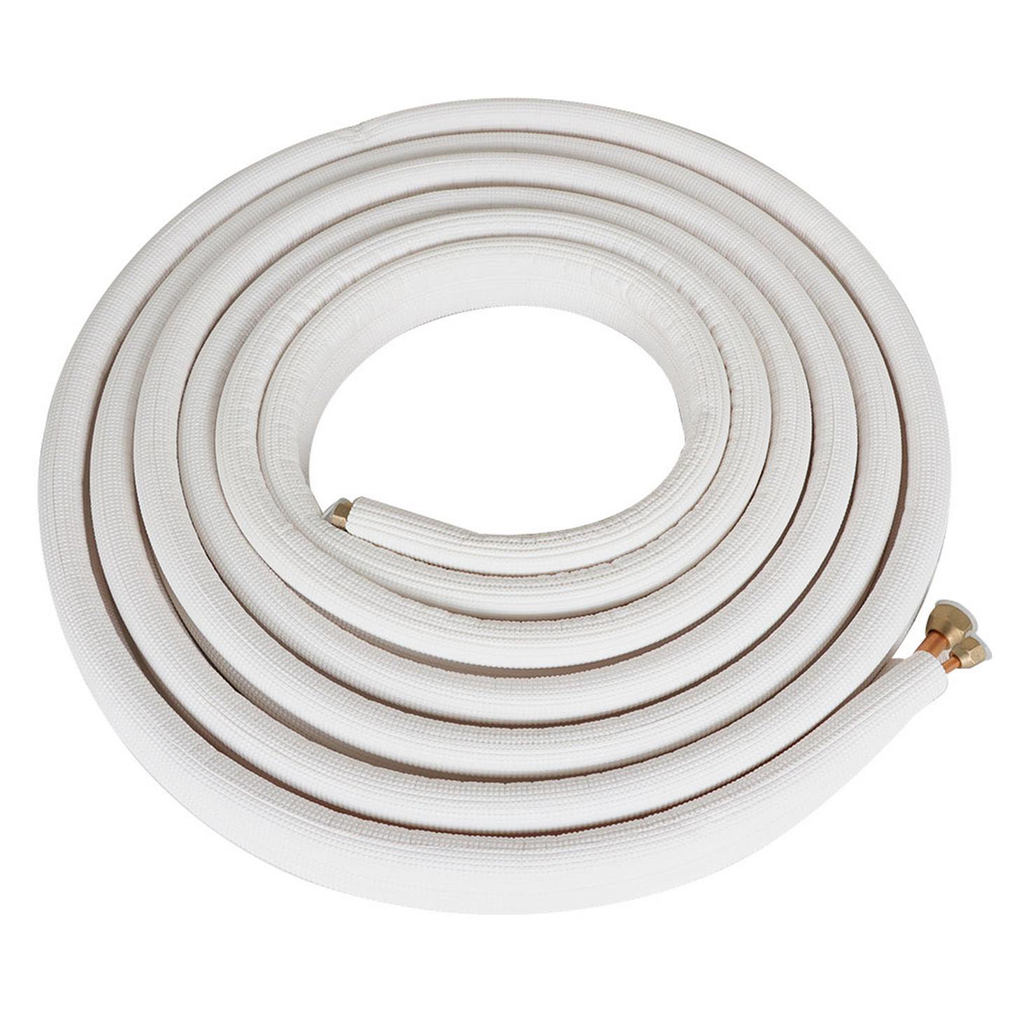 findmall 25FT Air Conditioning Copper Tubing Hose Extension 1/4" and 1/2" Twin Copper Hoses Insulated Copper Hoses Fit for Mini Split Air Conditioner