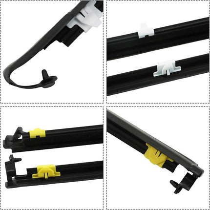 Findmall Door Glass Window Weatherstrip Kit for 1990-2005 Mazda Miata MX-5, 4-Piece