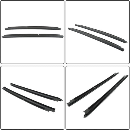 Findmall Front Outer Window Sweep Seals for Chevrolet Silverado 1500 & Tahoe, Pair