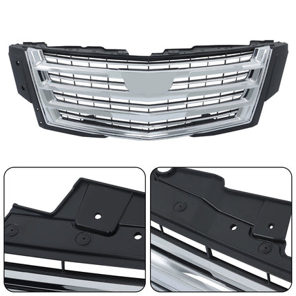 Findmall Chrome Front Upper Bumper Grille Replacement for Escalade 2015-2020