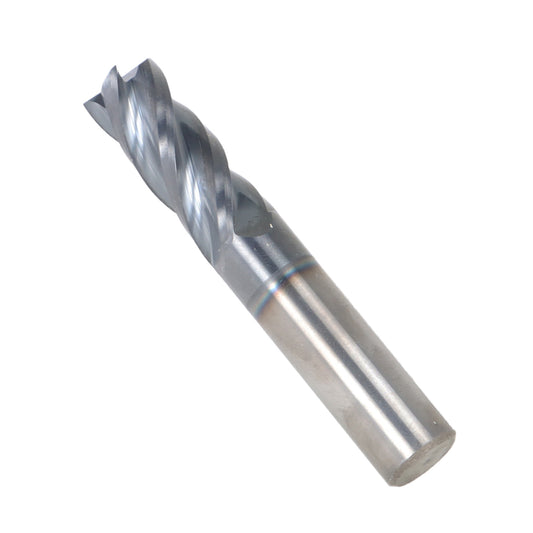 findmall 1/2 Inch Helix Carbide End Mill Tialn Coated 4 Flute 1-1/4 Inch Length of Cut Fit for Aluminum Cut Non-Ferrous Metal Upcut CNC Spiral Router Bit