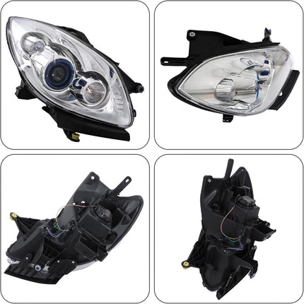 Findmall Passenger Side Headlights Assembly HID w/o AFS Replacement for Enclave 2008-2012 Housing Chrome Lamp RH 1PC 19351935
