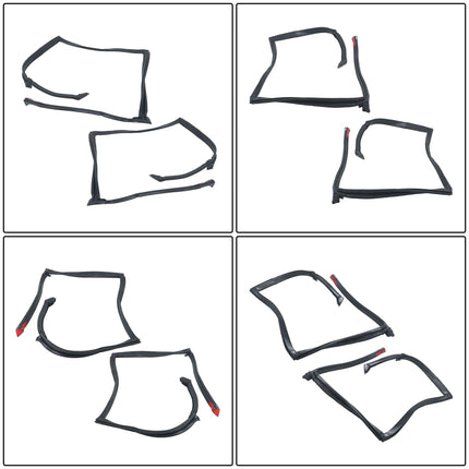 Findmall T-Top Roof Weatherstrip Seals for 1982-1992 Camaro & Firebird, Left & Right