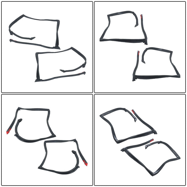 Findmall T-Top Roof Weatherstrip Seals for 1982-1992 Camaro & Firebird, Left & Right
