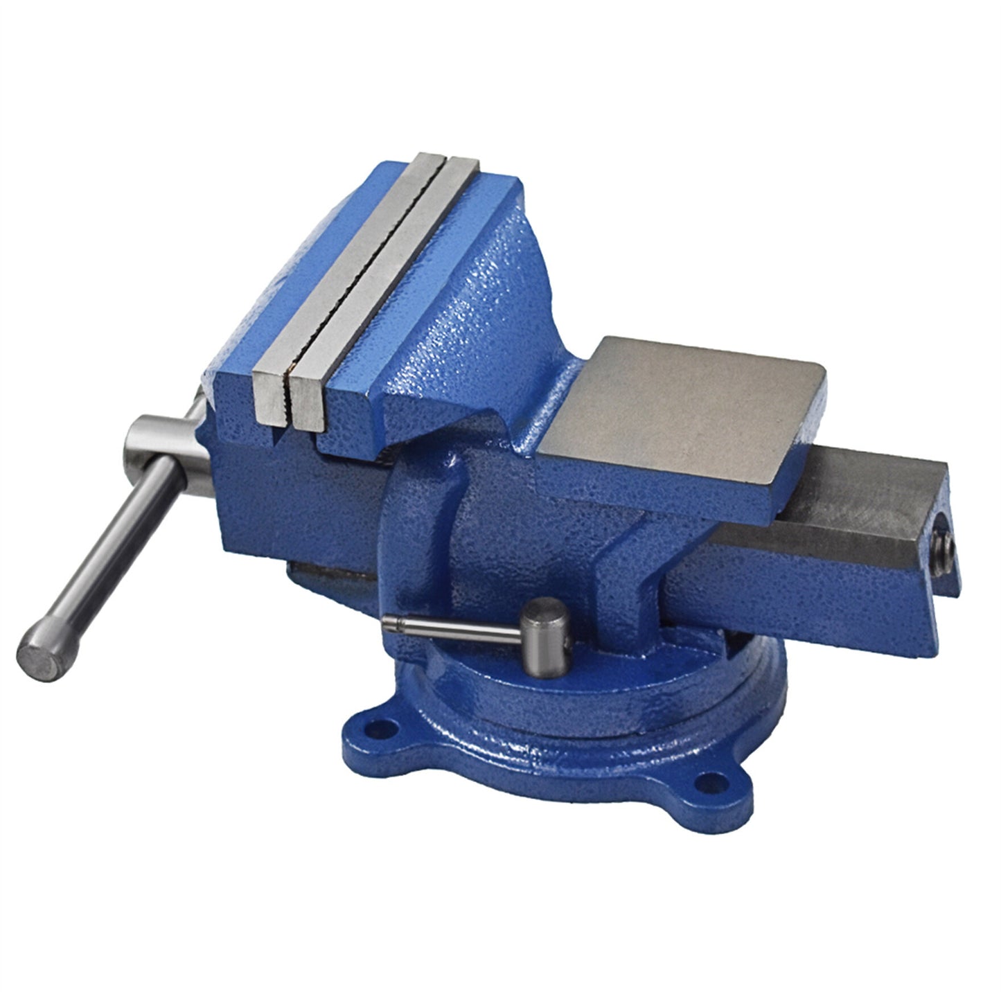 findmall 5" Bench Vise with Anvil 360° Swivel Locking Base Table Top Clamp Heavy Duty Vice Swivel Base Bench