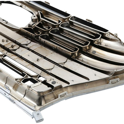 Findmall Front Upper Grille for 2018-2019 Hyundai Sonata, Black with Chrome Trim