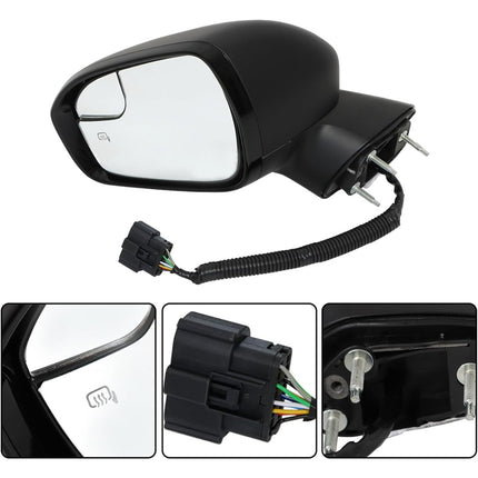 Findmall Side Mirror Assembly for 2015-2017 Fusion, Driver Side, Memory, 11-Pin