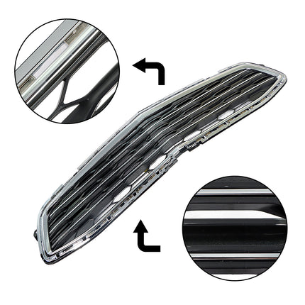 Findmall Silver Front Upper Bumper Grille Replacement for Malibu 2016-2018 GM1036188 84159846