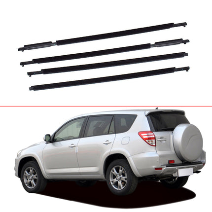 Findmall Window Weatherstrip Seal Kit for 2009-2012 Toyota RAV4, 4-Piece
