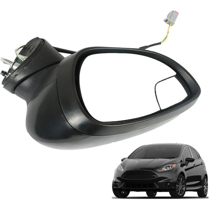 Findmall Side Mirror Assembly for 2011-2019 Fiesta, Driver Side, Manual Fold, No Turn Signal