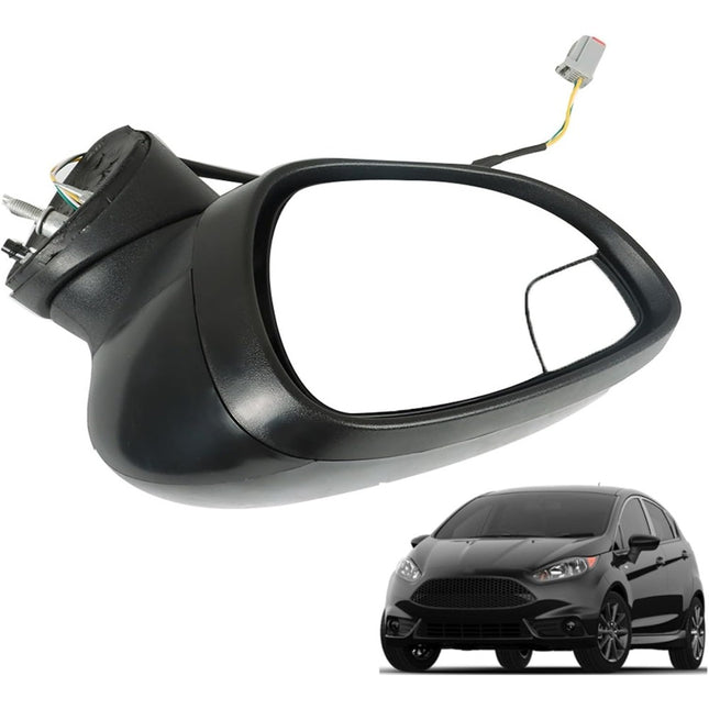 Findmall Side Mirror Assembly for 2011-2019 Fiesta, Driver Side, Manual Fold, No Turn Signal