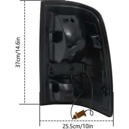 Findmall Tail Light Assemblies for 2009–2018 Ram 1500 Rear Left and Right, Replaces 55277414-AC and 55277415-AC
