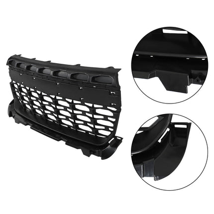 Findmall Front Bumpe Grille Matte Black Grill Assembly Replacement for 2022 2023 Maverick