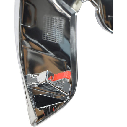 Findmall Front Upper Mesh Grille for 2016-2018 Mitsubishi Outlander, Black with Chrome Trim