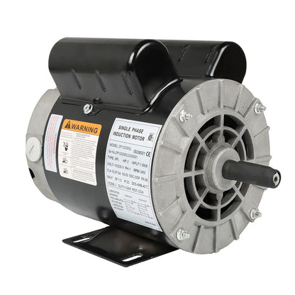 findmall 2HP SPL Compressor Duty Electric Motor 3450 RPM 56 Frame 5/8" Shaft 115/230V