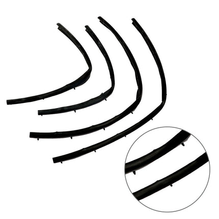 Findmall 4Pcs Door Sealant Strip Weatherstrip Seal Kit Replacement for 1999-2017 F250 F350 F450 Super Duty F650 F750 1C3Z26253A24A F81Z2520758AA